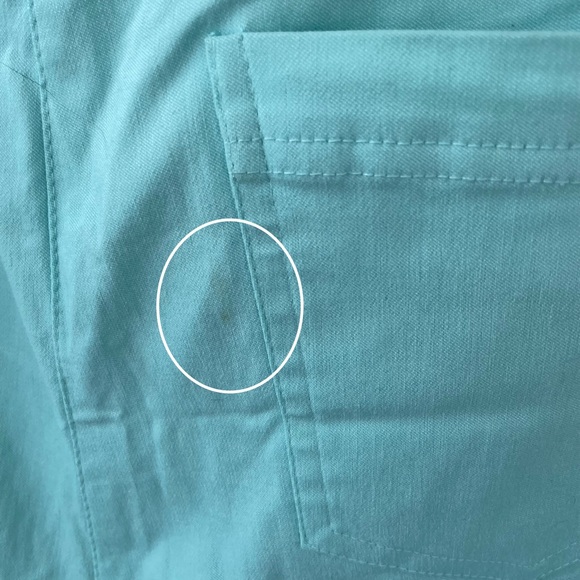 Style & Co Pull On Mid Rise Stretch Capri Pants in Aqua Size XL - Picture 5 of 10